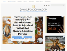 Tablet Screenshot of danielfooddiary.com